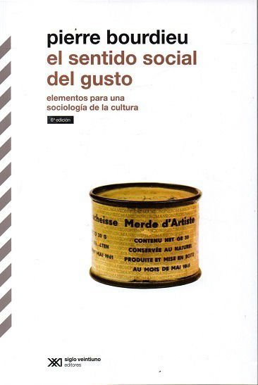 Imagen de El Sentido Social Del Gusto / Pierre Bourdieu
