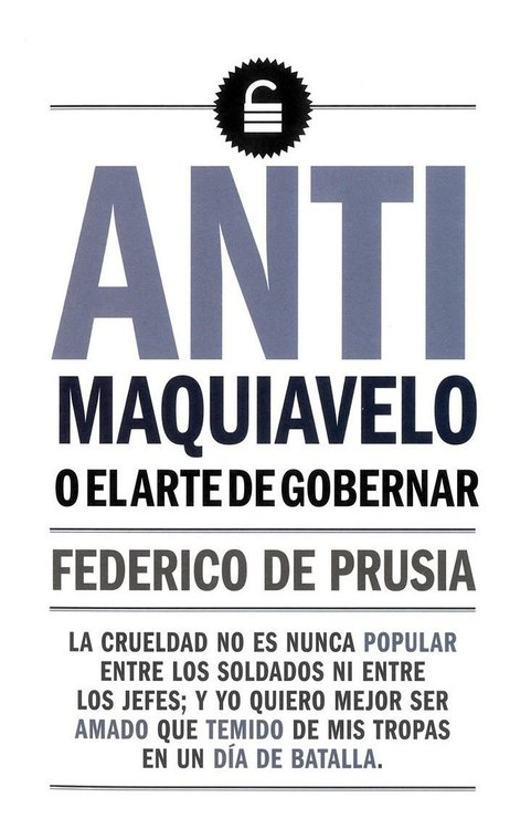 Imagen de Anti Maquiavelo / Federico De Prusia