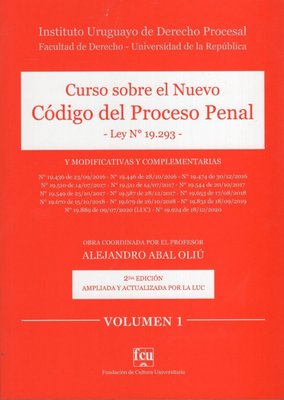 Imagen de Curso Sobre El Nuevo Código Del Proceso Penal Vol. 1