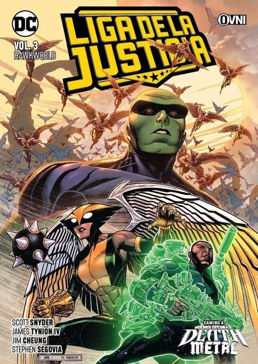 Imagen de Liga De La Justicia 3 - Hawkworld / Ovni Press