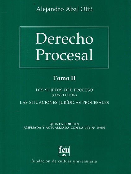 Imagen de Derecho Procesal Tomo 2 / Alejandro Abal Oliú
