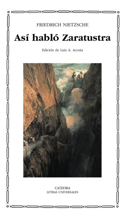 Imagen de Así Habló Zaratustra / Friedrich Nietzsch - Catedra