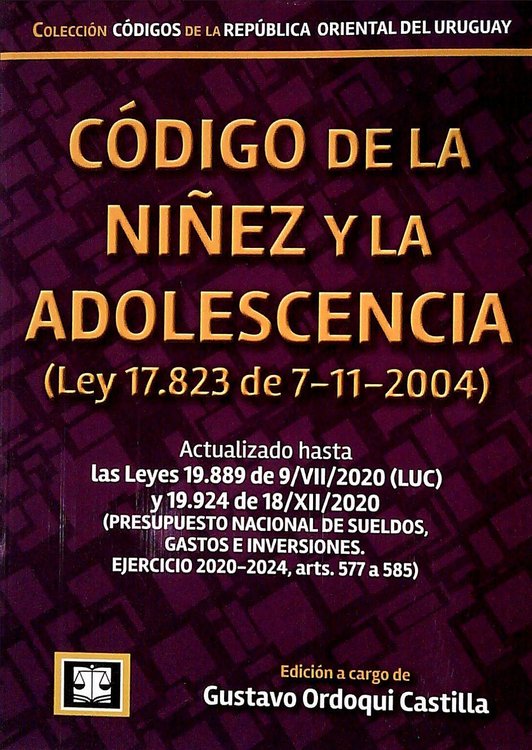 Imagen de Código De La Niñez Y La Adolescencia / Gustavo Ordoqui