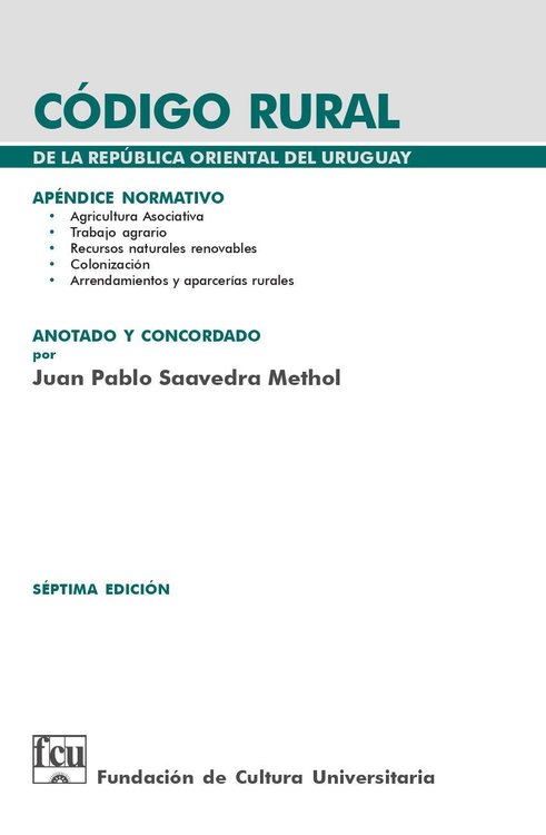 Imagen de Codigo Rural De La Rou Septima Edicion / Saavedra