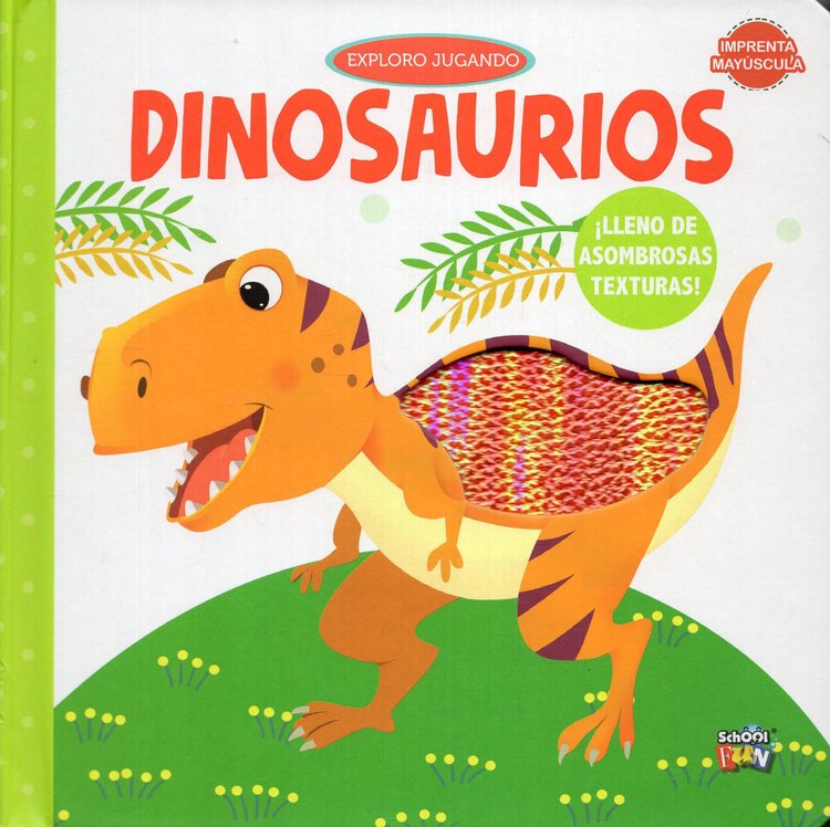 Imagen de Exploro Jugando / Dinosaurios con texturas