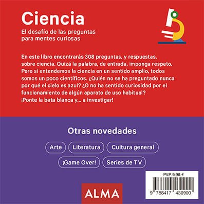 Imagen de Ciencia. El desafío para mentes curiosas / Editorial Alma