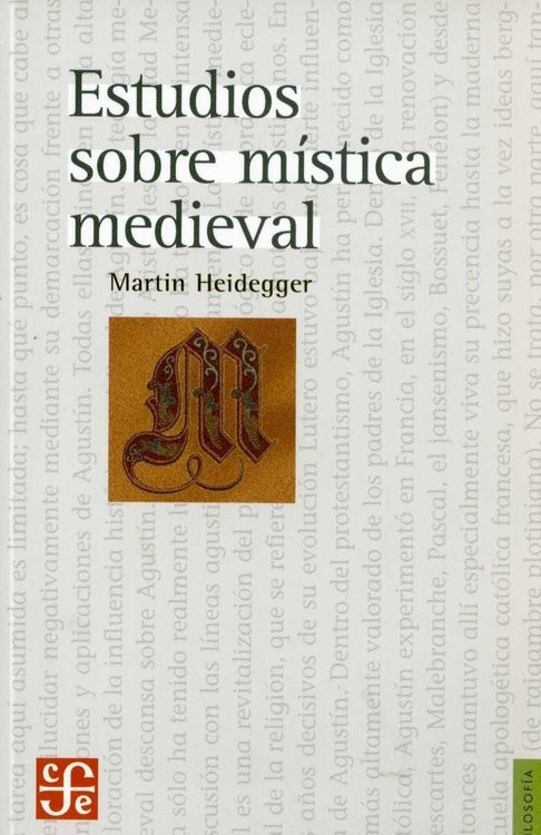 Imagen de Estudios Sobre Mistica Medieval / Martin Heidegger