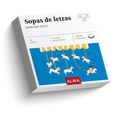 Imagen de Sopas de letras para ser feliz / Editorial Alma