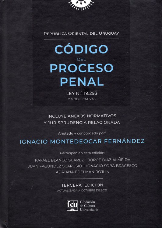 Imagen de Código del Proceso Penal (Tapa Dura) / FCU