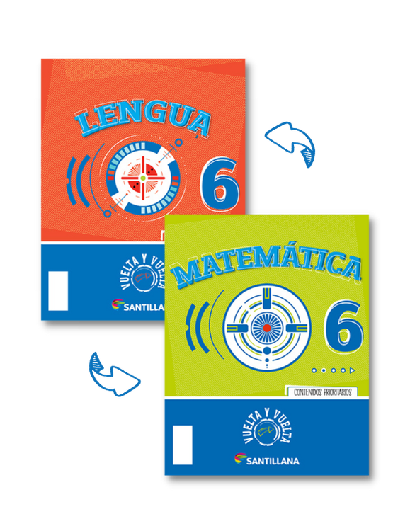 Imagen de VUELTA Y VUELTA 6 (LENGUA Y MATEMÁTICA) / SANTILLANA