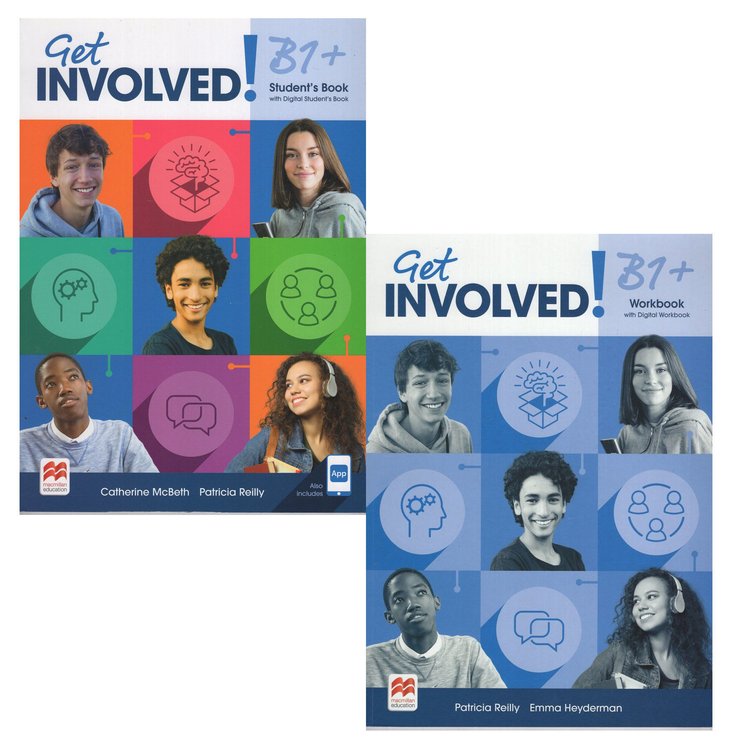 Imagen de GET INVOLVED! B1+ / STUDENT'S BOOK & WORKBOOK / MACMILLAN