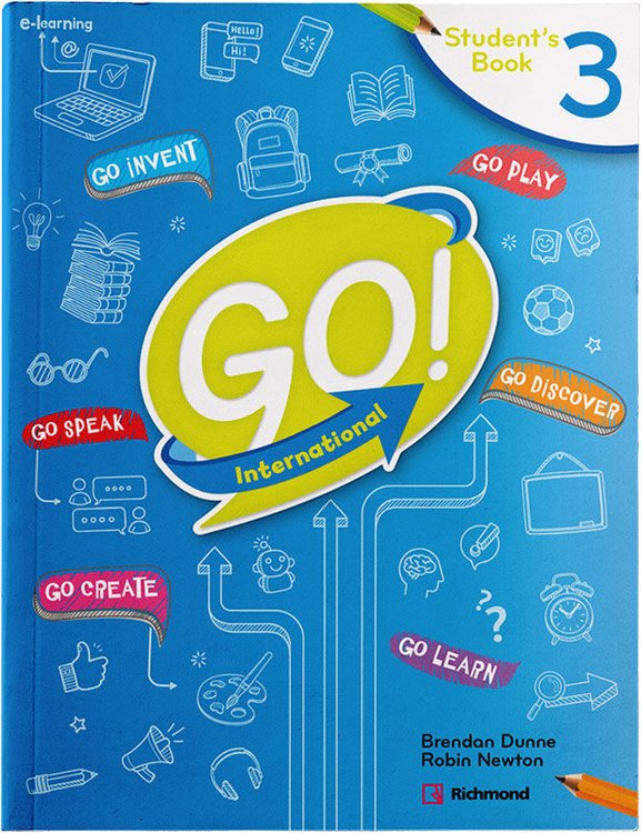 Imagen de GO! INTERNATIONAL 3 / STUDENT'S BOOK + ACTIVITY BOOK / RICHMOND
