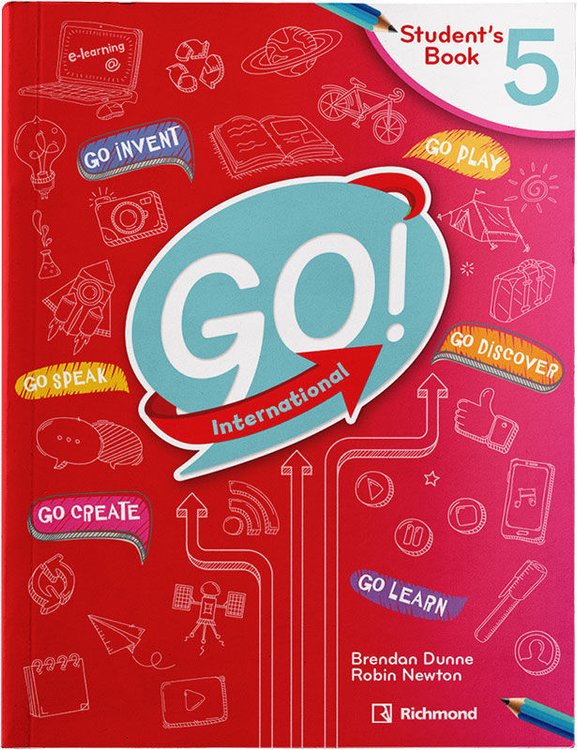 Imagen de GO! INTERNATIONAL 5 / STUDENT'S BOOK + ACTIVITY BOOK / RICHMOND
