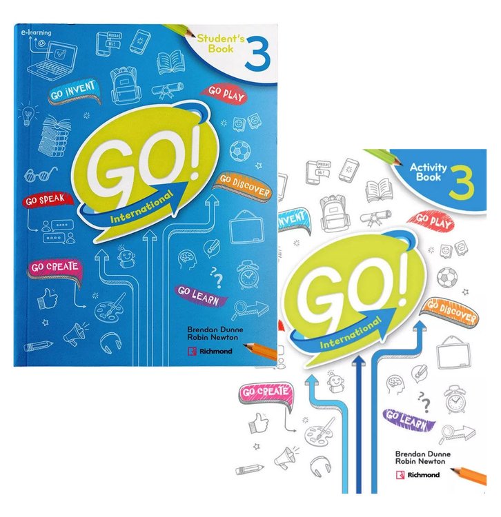 Imagen de GO! INTERNATIONAL 3 / STUDENT'S BOOK + ACTIVITY BOOK / RICHMOND