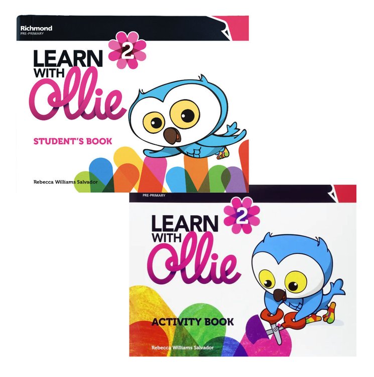 Imagen de LEARN WITH OLLIE 2 / STUDENT'S BOOK + ACTIVITY BOOK / RICHMOND