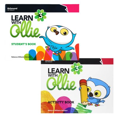 Imagen de LEARN WITH OLLIE 3 / STUDENT'S BOOK + ACTIVITY BOOK / RICHMOND