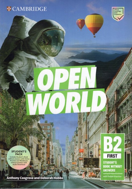 Imagen de OPEN WORLD B2 FIRST / STUDENT'S BOOK + WORKBOOK  (WITHOUT ANSWERS) / CAMBRIDGE