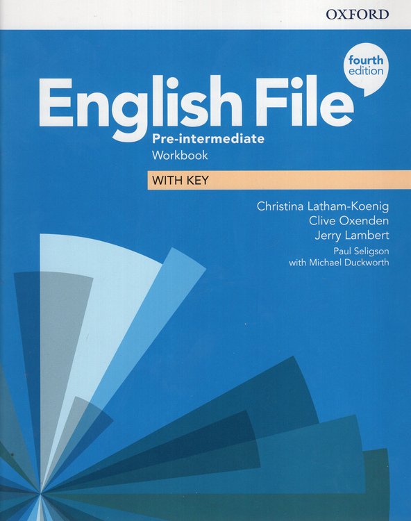 Imagen de English File Pre-intermediate - Workbook With Key (4th Ed.) / Oxford
