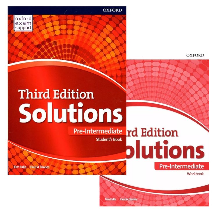 Imagen de SOLUTIONS PRE INTERMEDIATE / STUDENTS BOOK + WORKBOOK (3RD ED.) / OXFORD