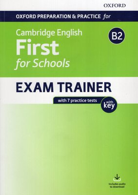 Imagen de Cambridge English B2 First For Schools Exam Trainer / Oxford
