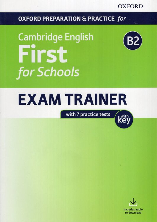 Imagen de Cambridge English B2 First For Schools Exam Trainer / Oxford