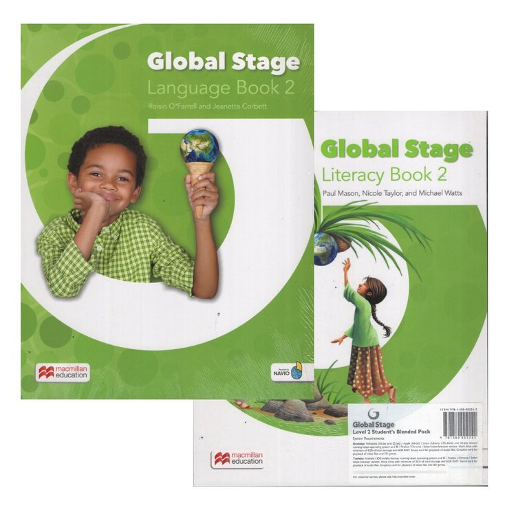 Imagen de GLOBAL STAGE 2 / LITERACY BOOK + LANGUAGE BOOK / MACMILLAN