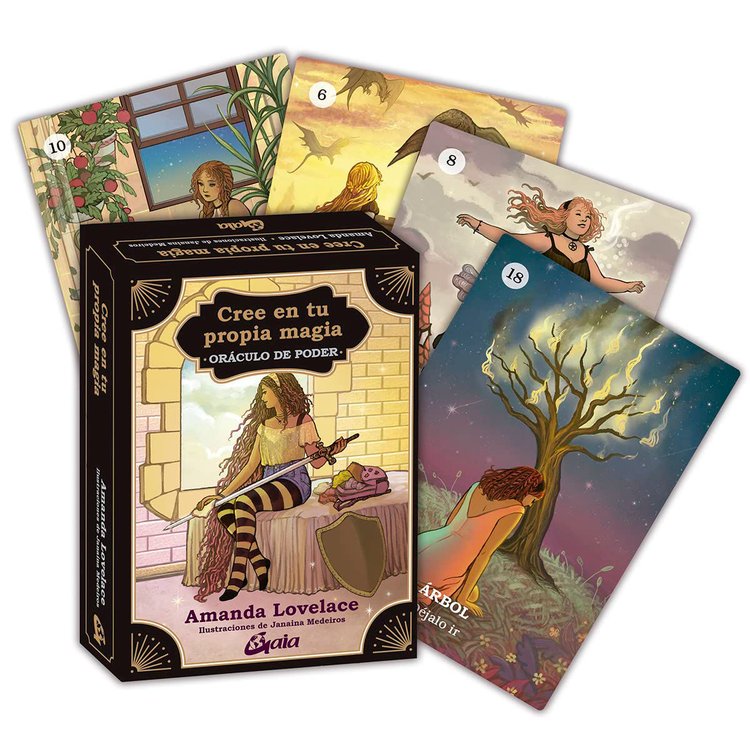 Imagen de CREE EN TU PROPIA MAGIA - ORÁCULO DE PODER (CARTAS + LIBRO) / AMANDA LOVELACE