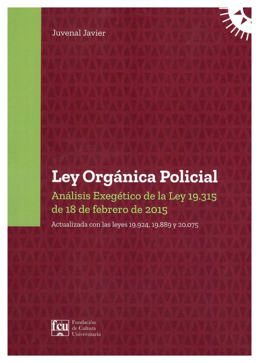 Imagen de LEY ORGÁNICA POLICIAL / JUVENAL JAVIER