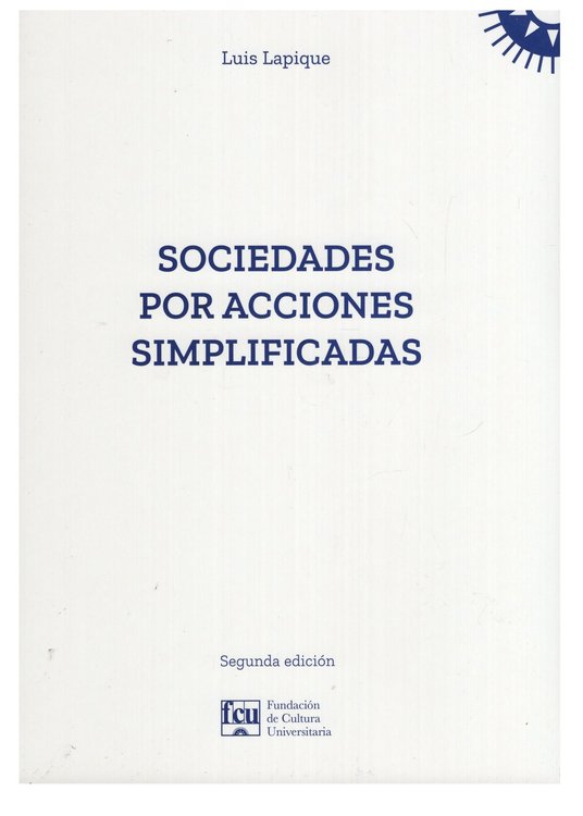 Imagen de Sociedades Por Acciones Simplificadas / Luis Lapique