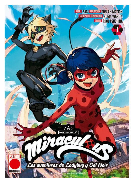 Imagen de MIRACULOUS: LAS AVENTURAS DE LADYBUG Y CAT NOIR  VOL. 1 / PANINI MANGA