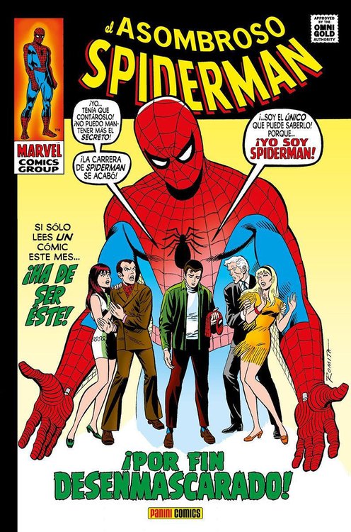 Imagen de EL ASOMBROSO SPIDERMAN: ¡POR FIN DESENMASCARADO! / PANINI