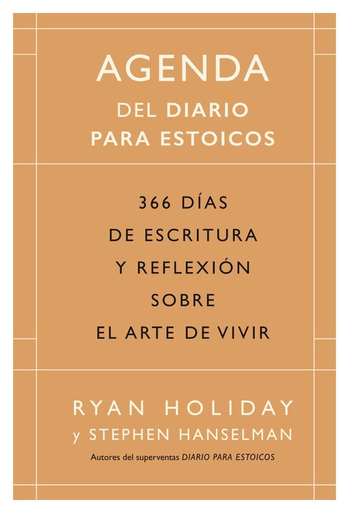 Imagen de AGENDA DEL DIARIO PARA ESTOICOS / RYAN HOLIDAY Y STEPHEN HANSELMAN
