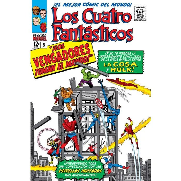 Imagen de BIBLIOTECA MARVEL: LOS 4 FANTASTICOS 05 (1963-1964) / PANINI