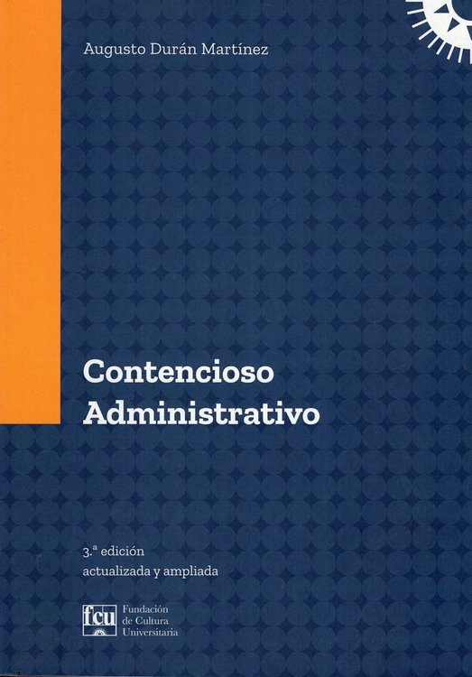 Imagen de Contencioso Administrativo / Augusto Durán Martínez  / FCU
