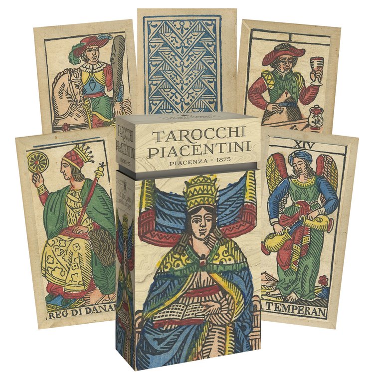 Imagen de TAROCCHI PIACENTINI TAROT - EDICIÓN LIMITADA (78 CARTAS Y LIBRO GUÍA) / LO SCARABEO