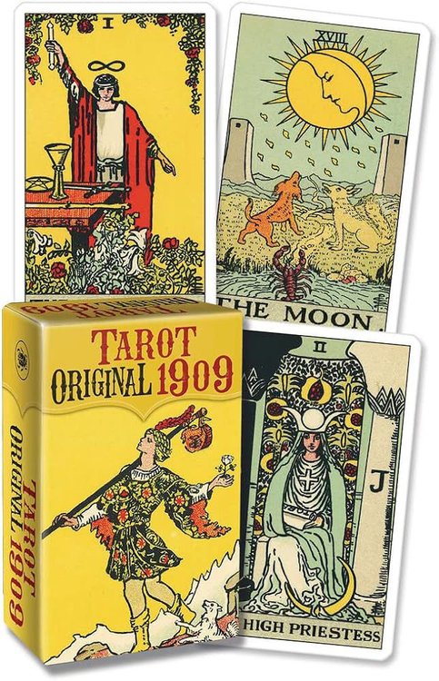 Imagen de MINI TAROT ORIGINAL 1909 (78 CARTAS Y LIBRO GUÍA) / ARTHUR EDWARD WAITE