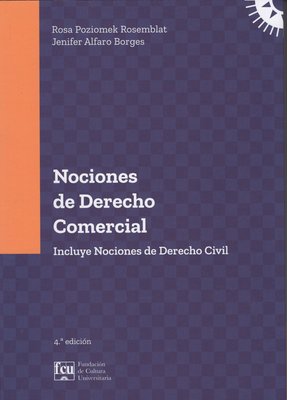 Imagen de Nociones De Derecho Comercial / Jenifer Alfaro Borges, Rosa Poziomek