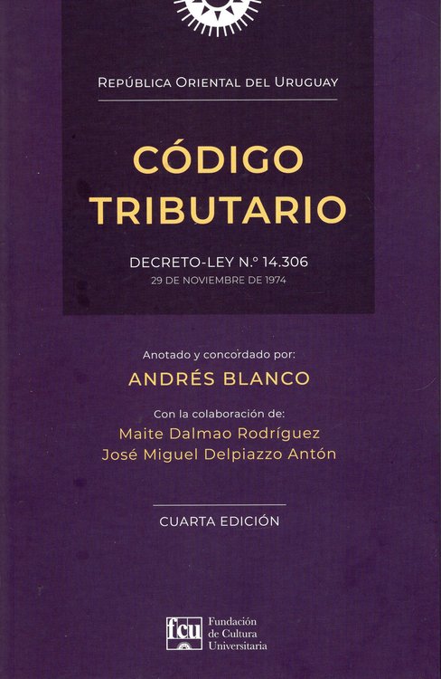 Imagen de Código Tributario / Andres Blanco - M. D. Rodriguez