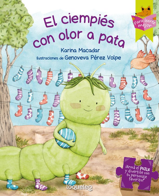 Imagen de EL CIEMPIÉS CON OLOR A PATA - LIBRO Y PUZZLE / KARINA MACADAR