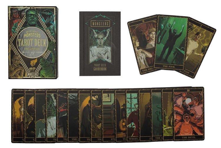 Imagen de TAROT UNIVERSAL MONSTERS (CARTAS + LIBRO GUÍA)