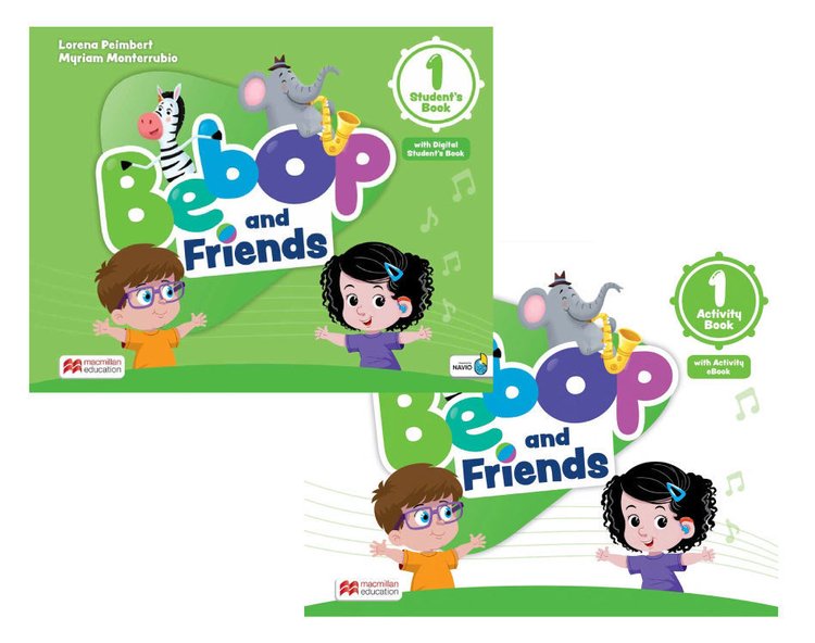 Imagen de BEBOP AND FRIENDS 1 / STUDENT'S BOOK + ACTIVITY BOOK / MACMILLAN