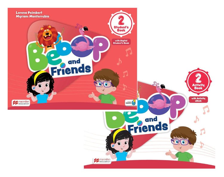 Imagen de BEBOP AND FRIENDS 2 / STUDENT'S BOOK + ACTIVITY BOOK / MACMILLAN