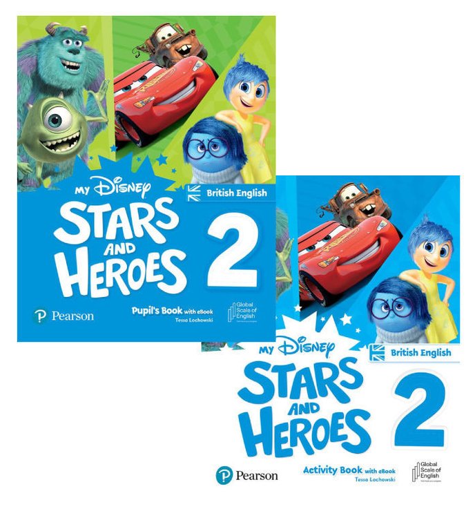 Imagen de MY DISNEY STARS AND HEROES 2 BRITISH / PUPILS'S BOOK + ACTIVITY BOOK / PEARSON