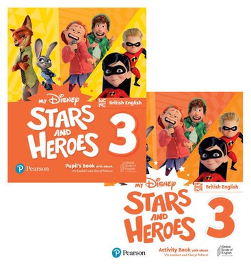 Imagen de MY DISNEY STARS AND HEROES 3 BRITISH / PUPILS'S BOOK + ACTIVITY BOOK / PEARSON