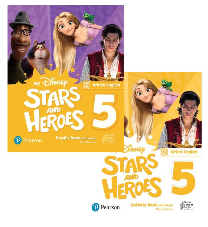 Imagen de MY DISNEY STARS AND HEROES 5 BRITISH / PUPILS'S BOOK + ACTIVITY BOOK / PEARSON