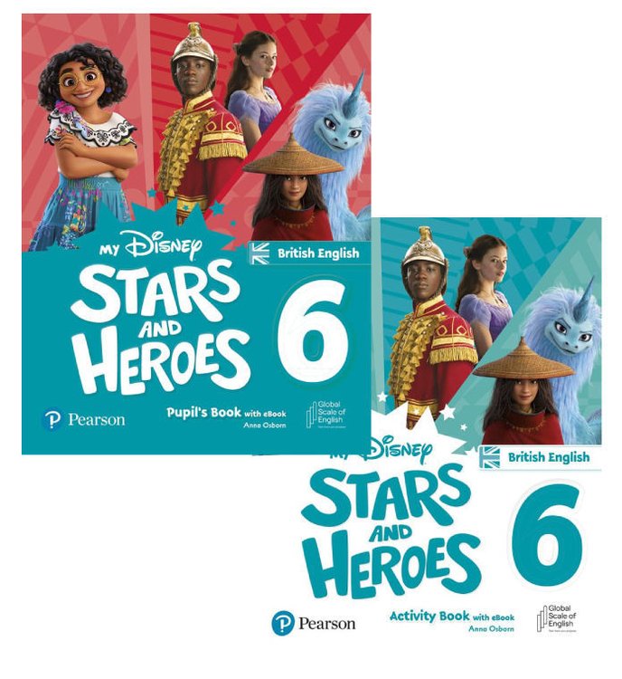 Imagen de MY DISNEY STARS AND HEROES 6 BRITISH / PUPILS'S BOOK + ACTIVITY BOOK / PEARSON
