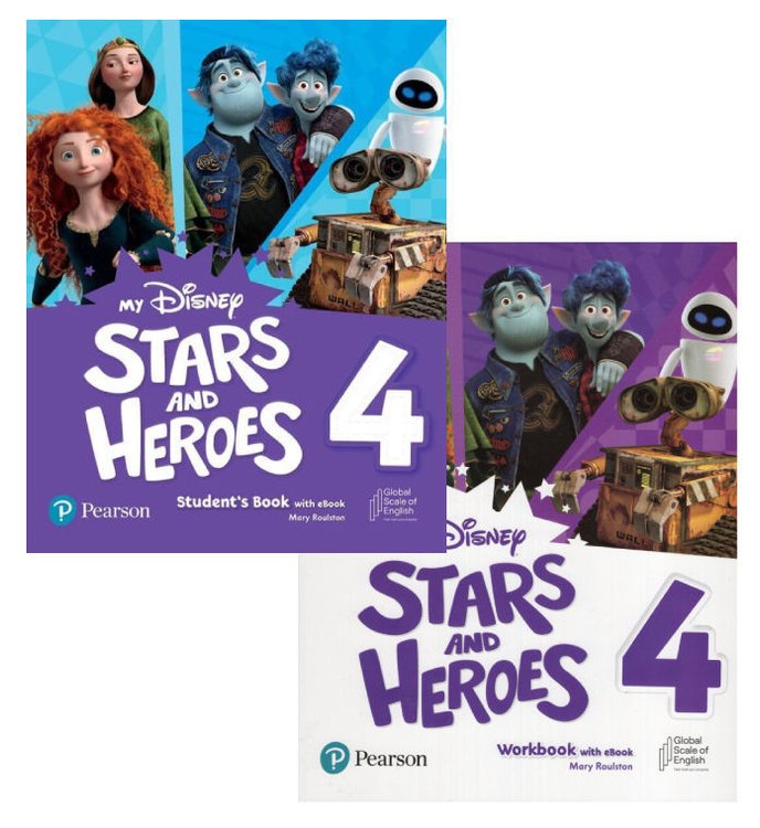 Imagen de MY DISNEY STARS AND HEROES 4 / STUDENT'S BOOK + WORKBOOK / PEARSON