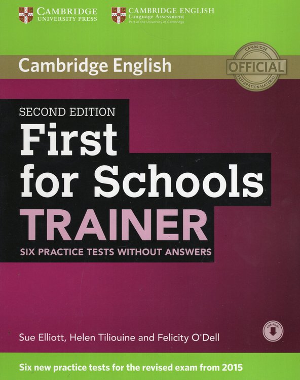 Imagen de First for Schools TRAINER (2nd Ed.) / Cambridge English