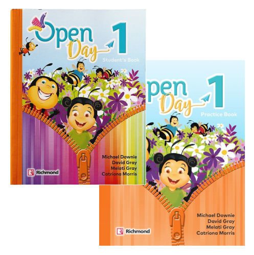 Imagen de OPEN DAY 1 / STUDENT'S BOOK & READER + PRACTICE BOOK / RICHMOND