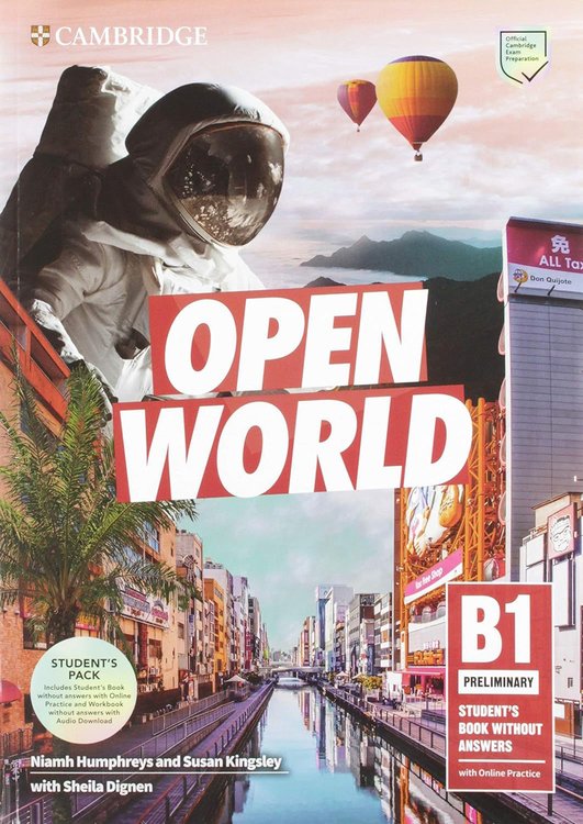 Imagen de Open World B1 Pack / Student's book + Workbook without answers / Cambridge